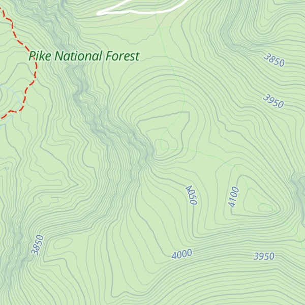Map of Epaulet Mountain