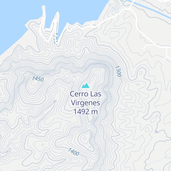 Map of Cerro Las Virgenes