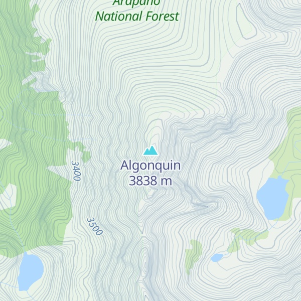 Map of Algonquin
