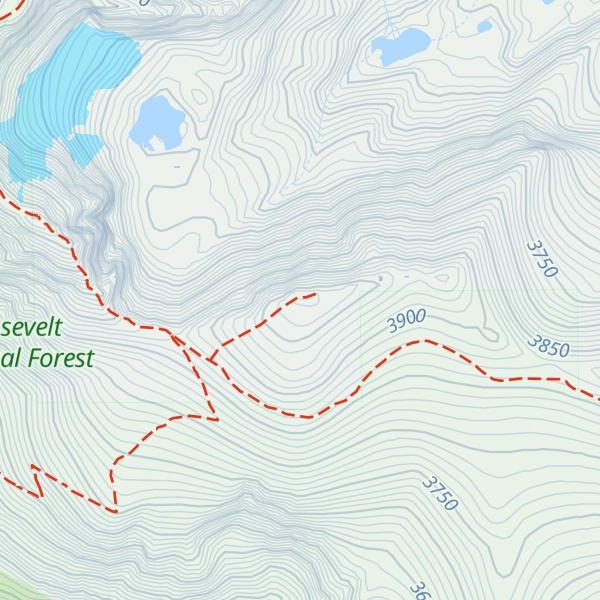 Map of Old Baldy