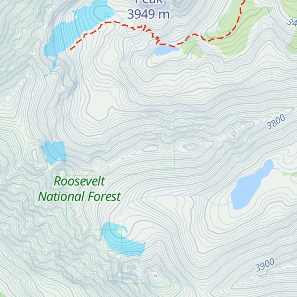 Map of Niwot Ridge