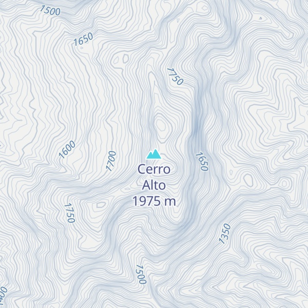 Map of Cerro Alto