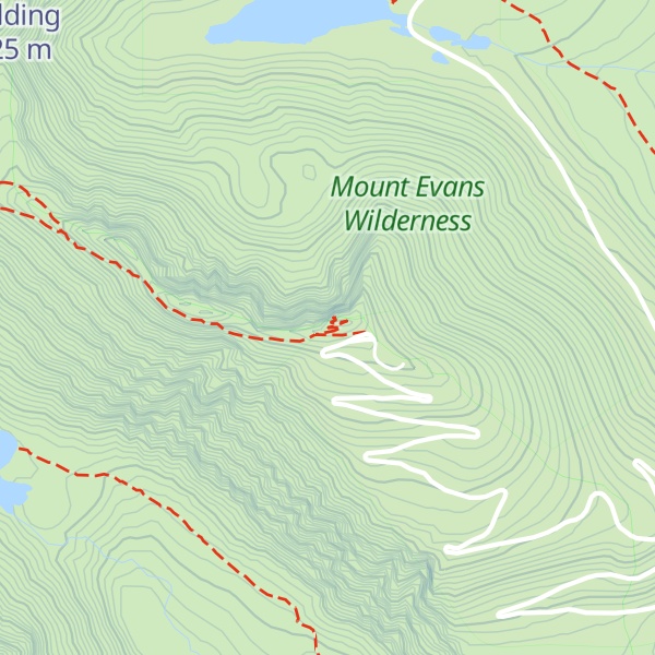Map of Mount Blue Sky