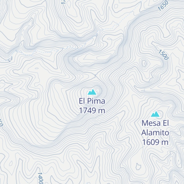 Map of El Pima