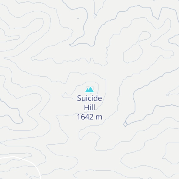 Map of Suicide Hill