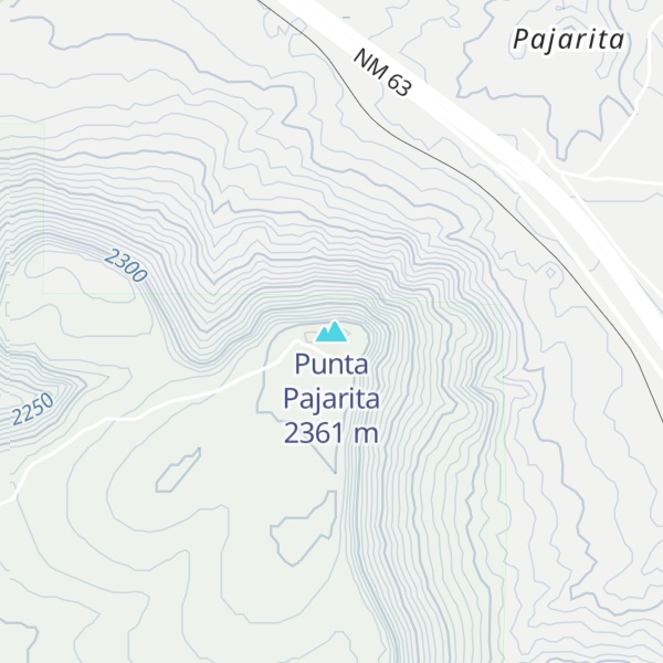 Map of Punta Pajarita