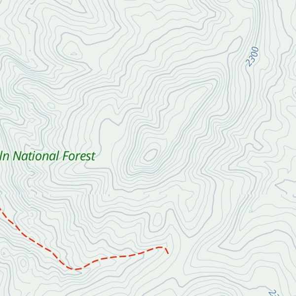 Map of Goat Mountain