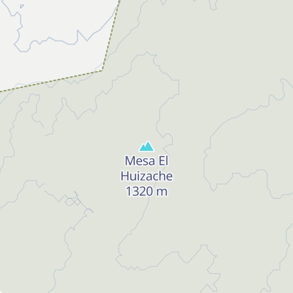 Map of Mesa El Huizache