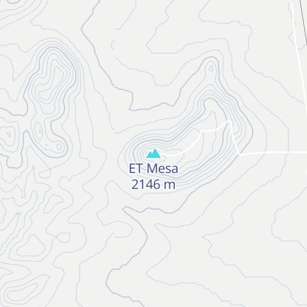 Map of ET Mesa