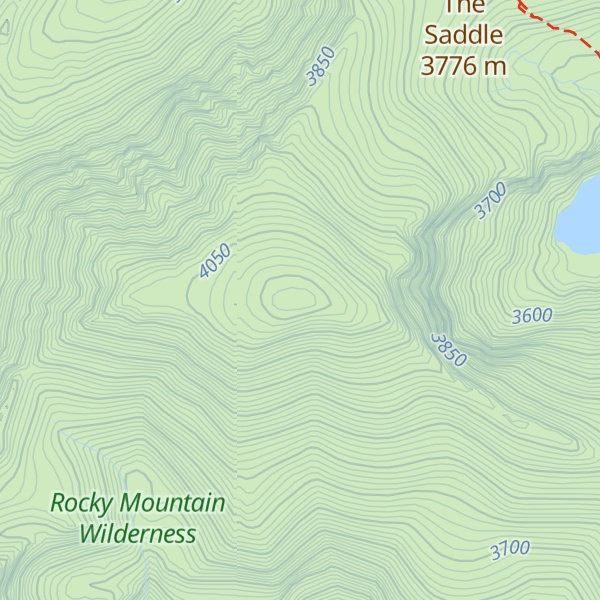Map of Fairchild Mountain