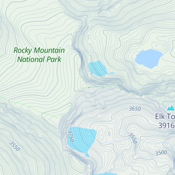 Map of Ogalalla Peak
