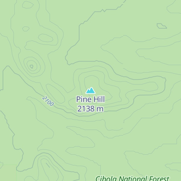 Map of Pine Hill