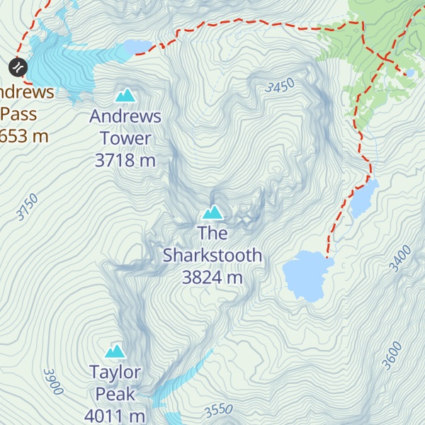 Map of The Sharkstooth