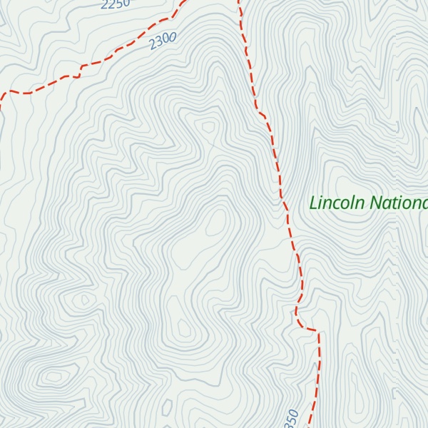 Map of Patos Mountain