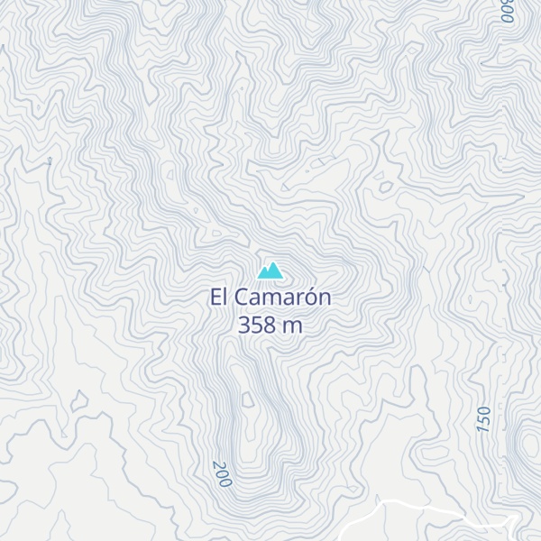 Map of El Camarón
