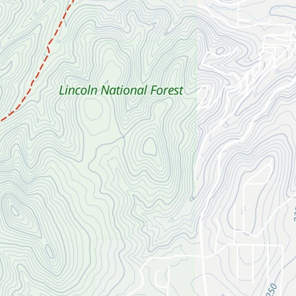 Map of Buck Mountain