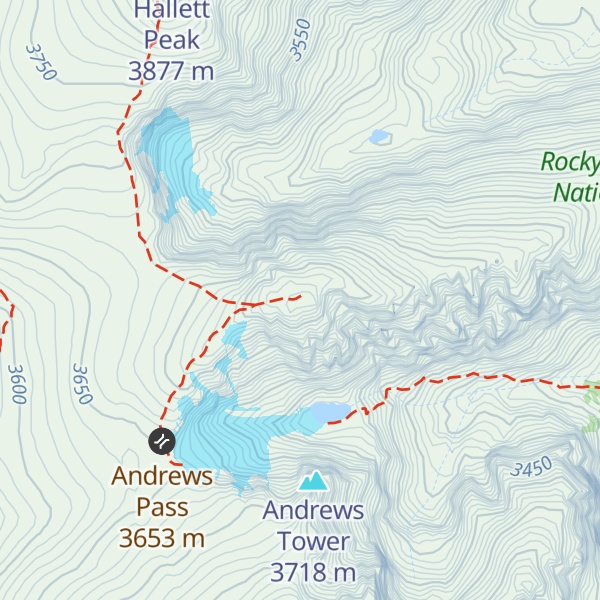 Map of Otis Peak
