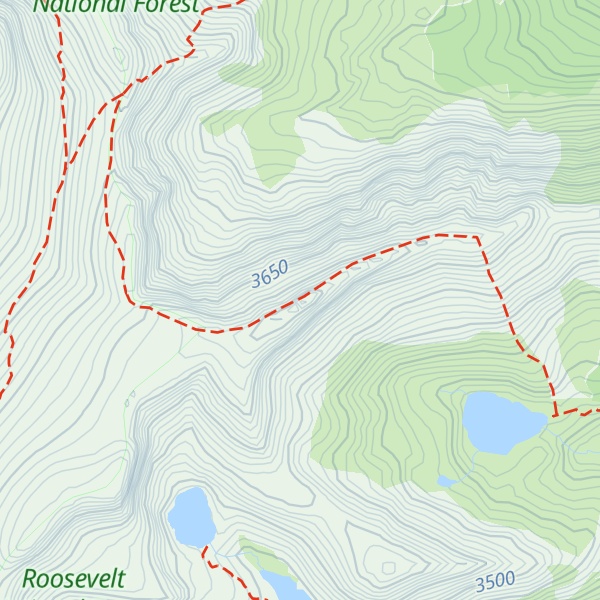 Map of Skyscraper Peak