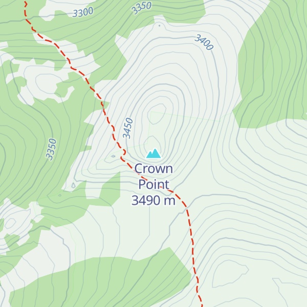 Map of Crown Point