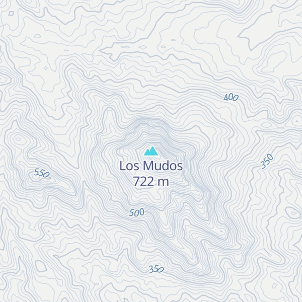 Map of Los Mudos