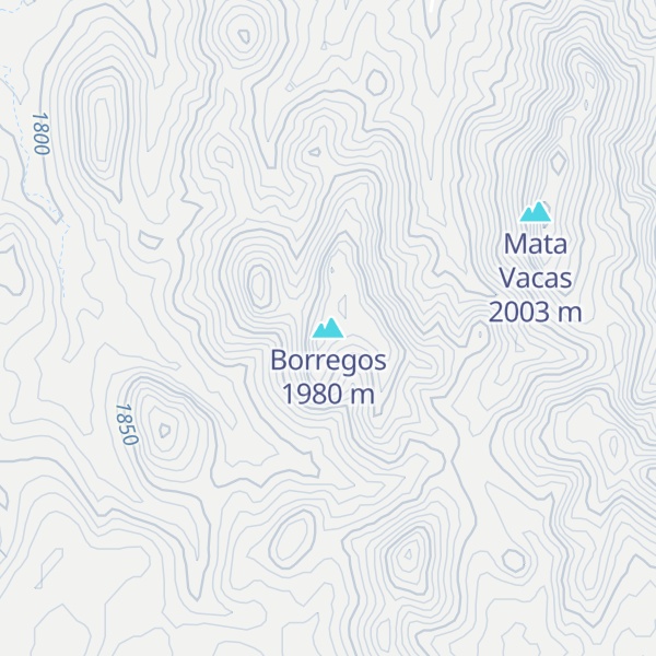 Map of Borregos