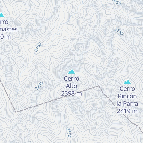 Map of Cerro Alto