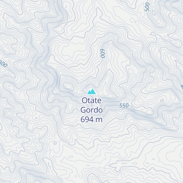 Map of Otate Gordo