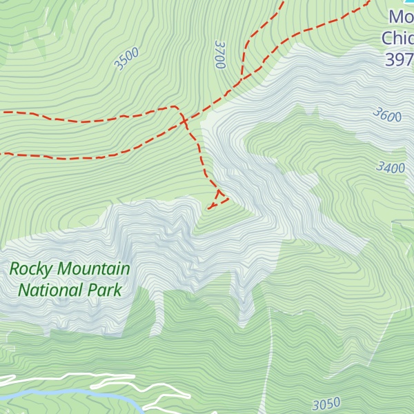 Map of Mount Chapin