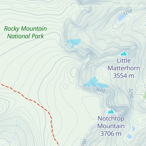 Map of Knobtop Mountain