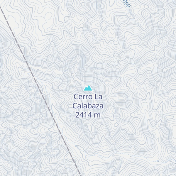 Map of Cerro La Calabaza