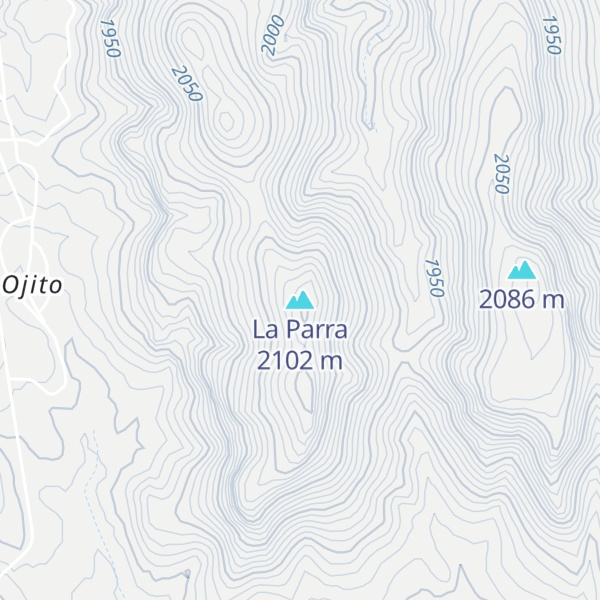 Map of La Parra