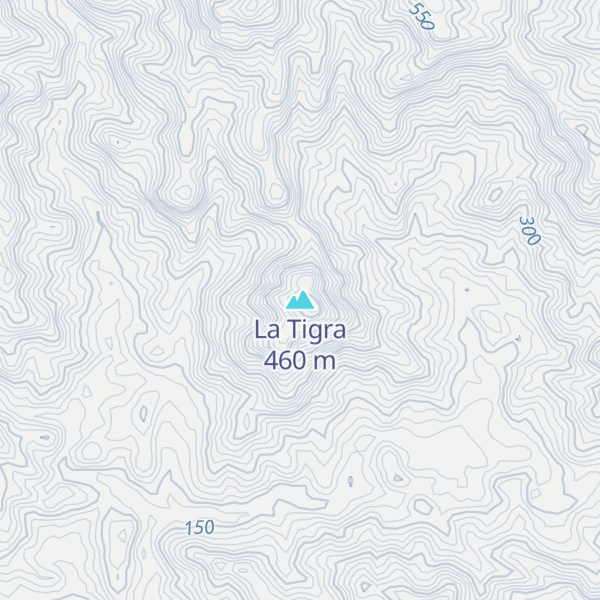 Map of La Tigra