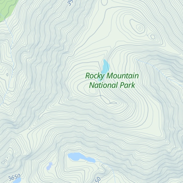 Map of Stones Peak