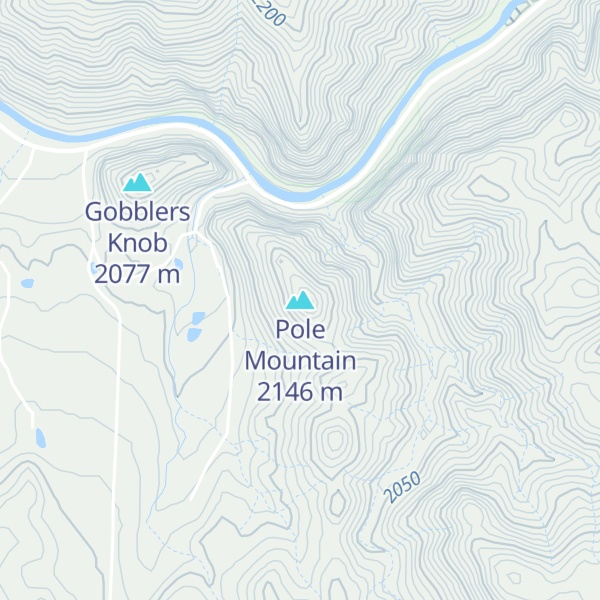 Map of Pole Mountain
