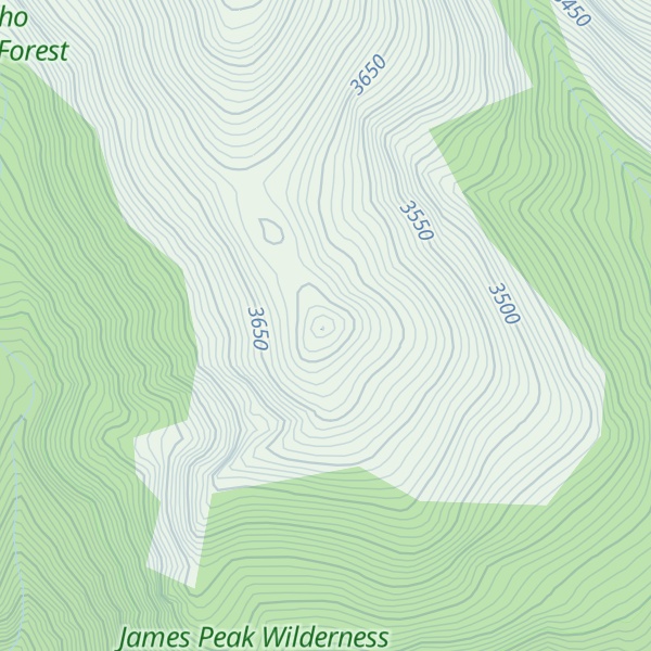 Map of Cone Mountain