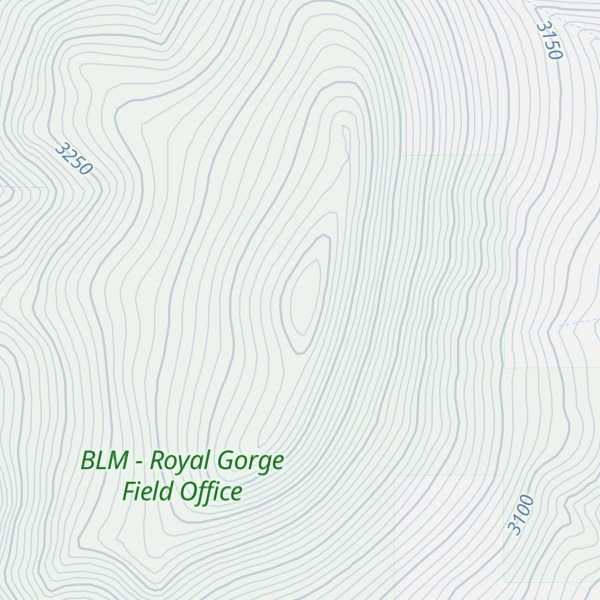 Map of Stoney Face Mountain