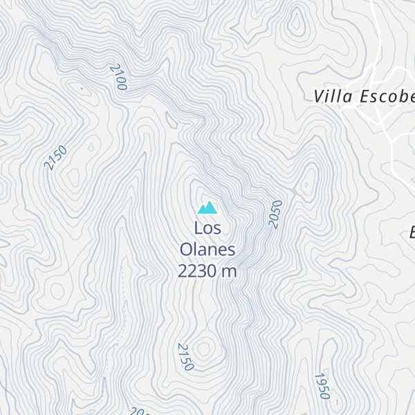 Map of Los Olanes