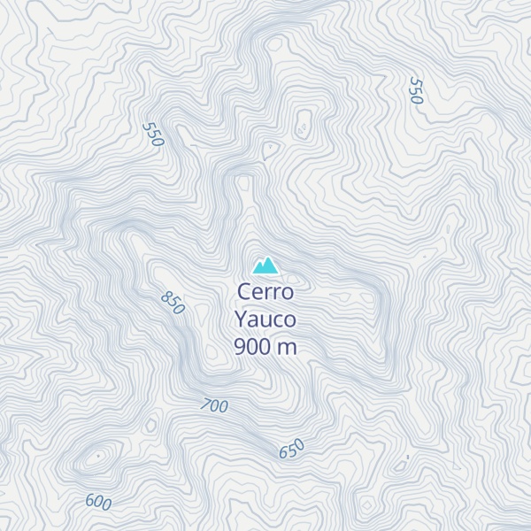 Map of Cerro Yauco