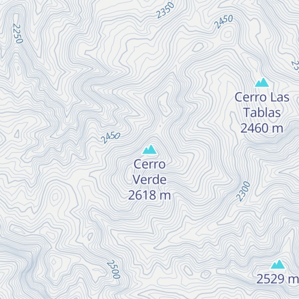 Map of Cerro Verde