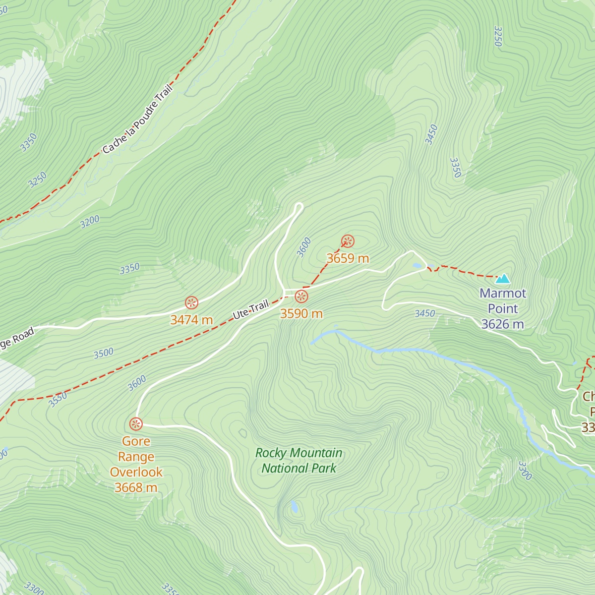 Alpine Visitor Center map