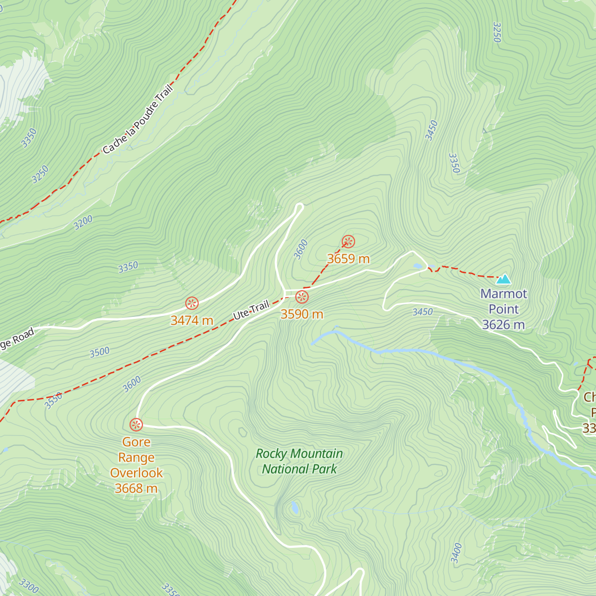 Alpine Visitor Center map