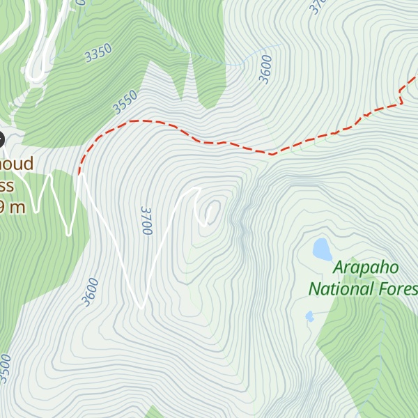 Map of Colorado Mines Peak