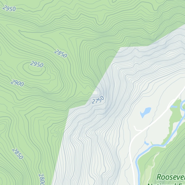 Map of Boston Peak