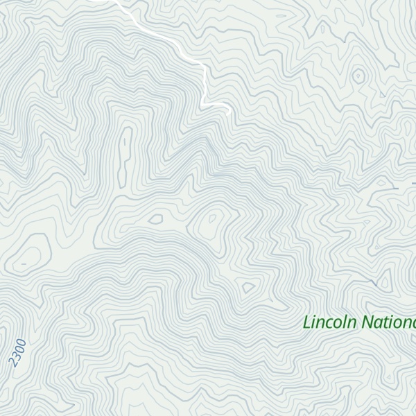 Map of Lone Mountain