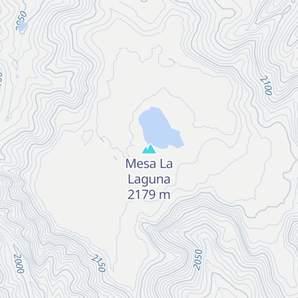 Map of Mesa La Laguna
