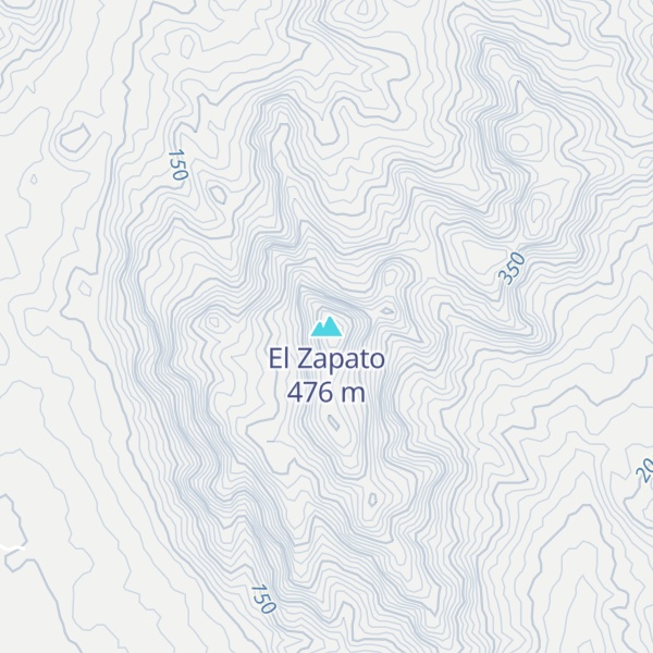 Map of El Zapato