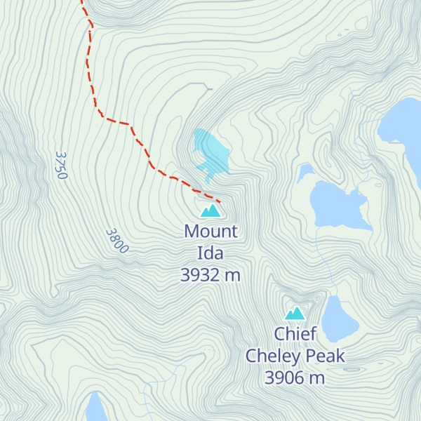 Map of Mount Ida