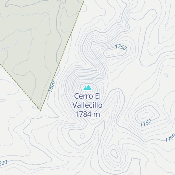 Map of Cerro El Vallecillo