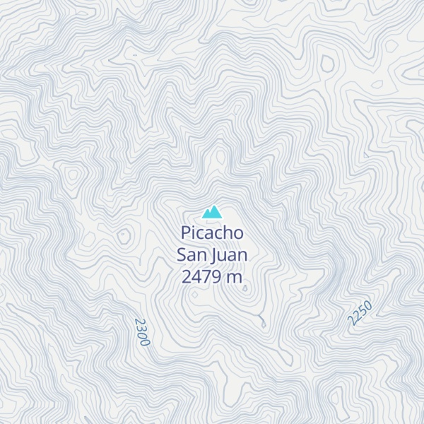 Map of Picacho San Juan
