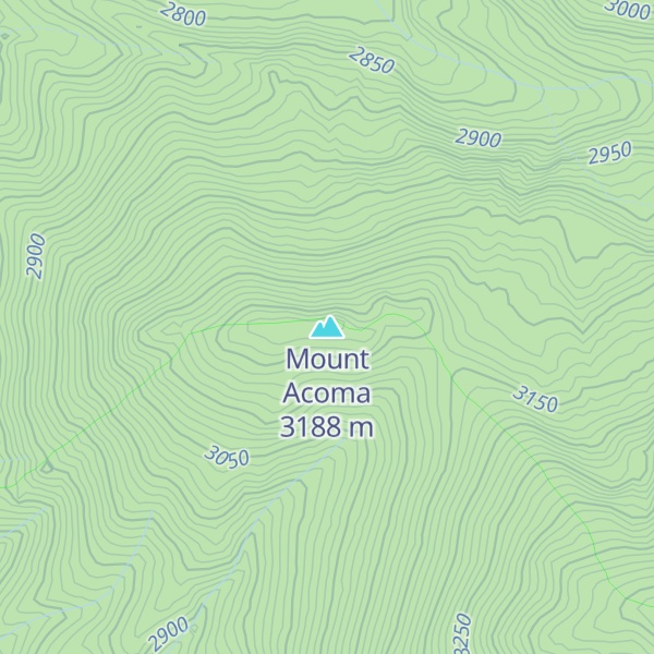 Map of Mount Acoma